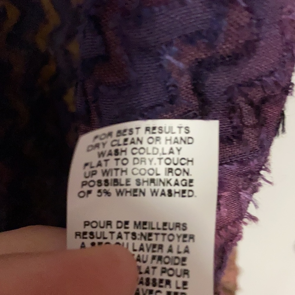 Karen Kane Amber Wave Burnout Shirttail Shirt - Picture 11 of 12